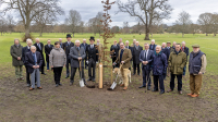 QGC - 26 Members attended the ceremonial planting of a Hornbeam Tree